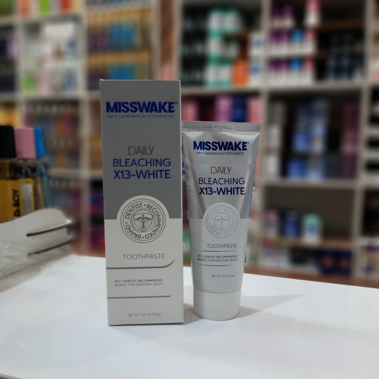 خمیر دندان سفیدکننده روزانه میسویک مدل Bleaching حجم 75 میلی لیتر